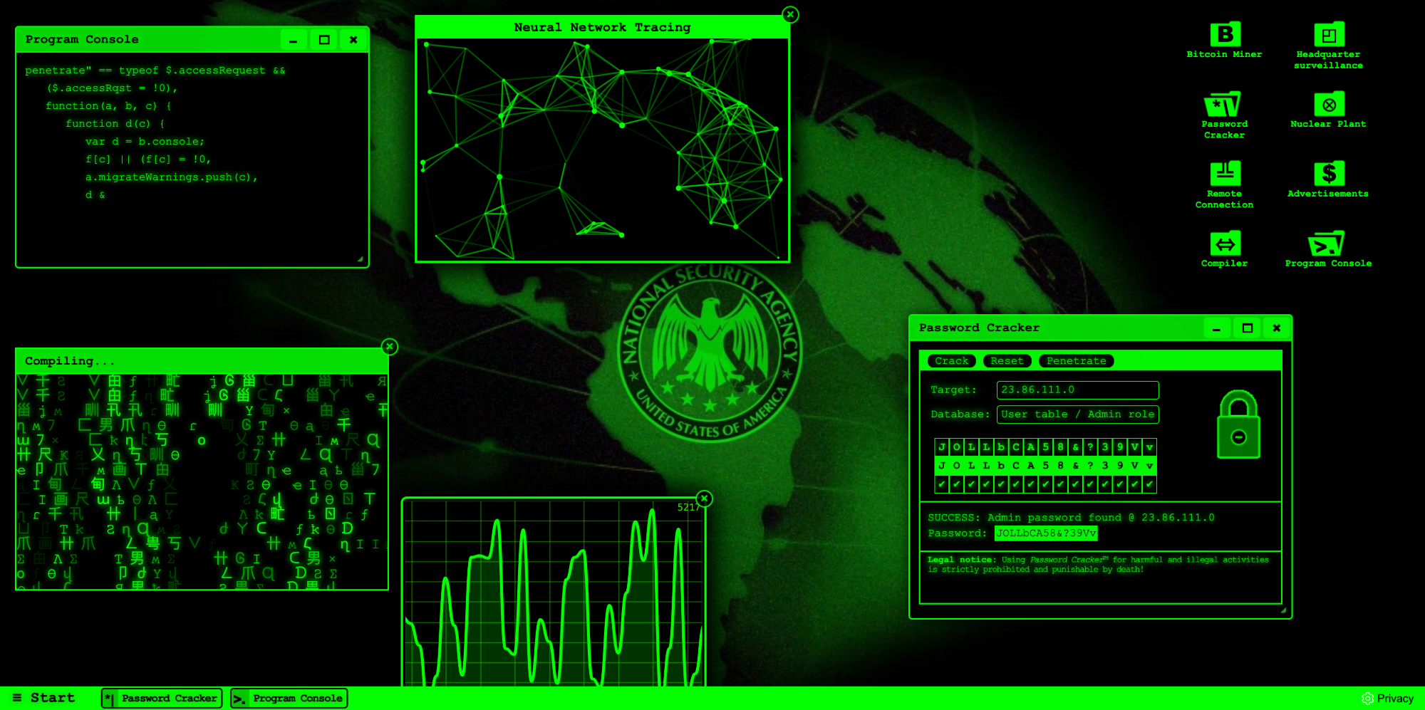 Pranx Hacker 网站截图