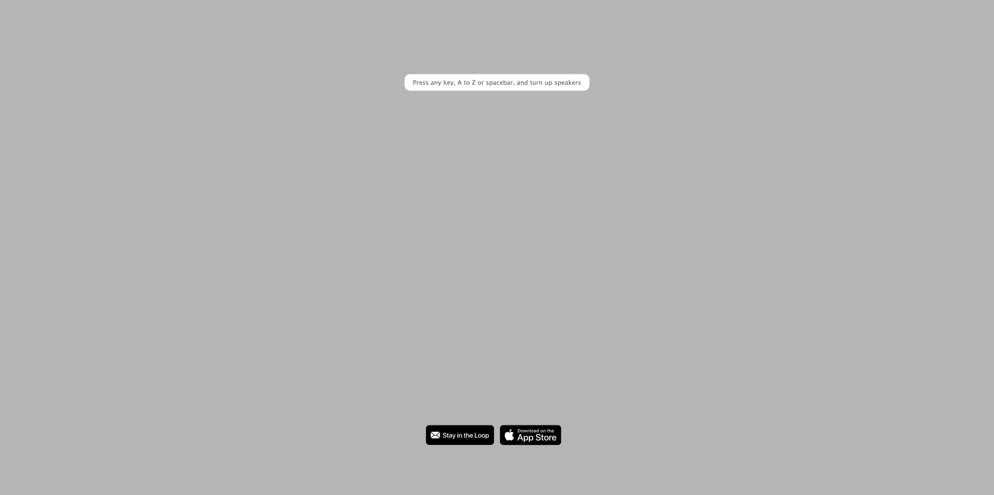 Patatap website screenshot