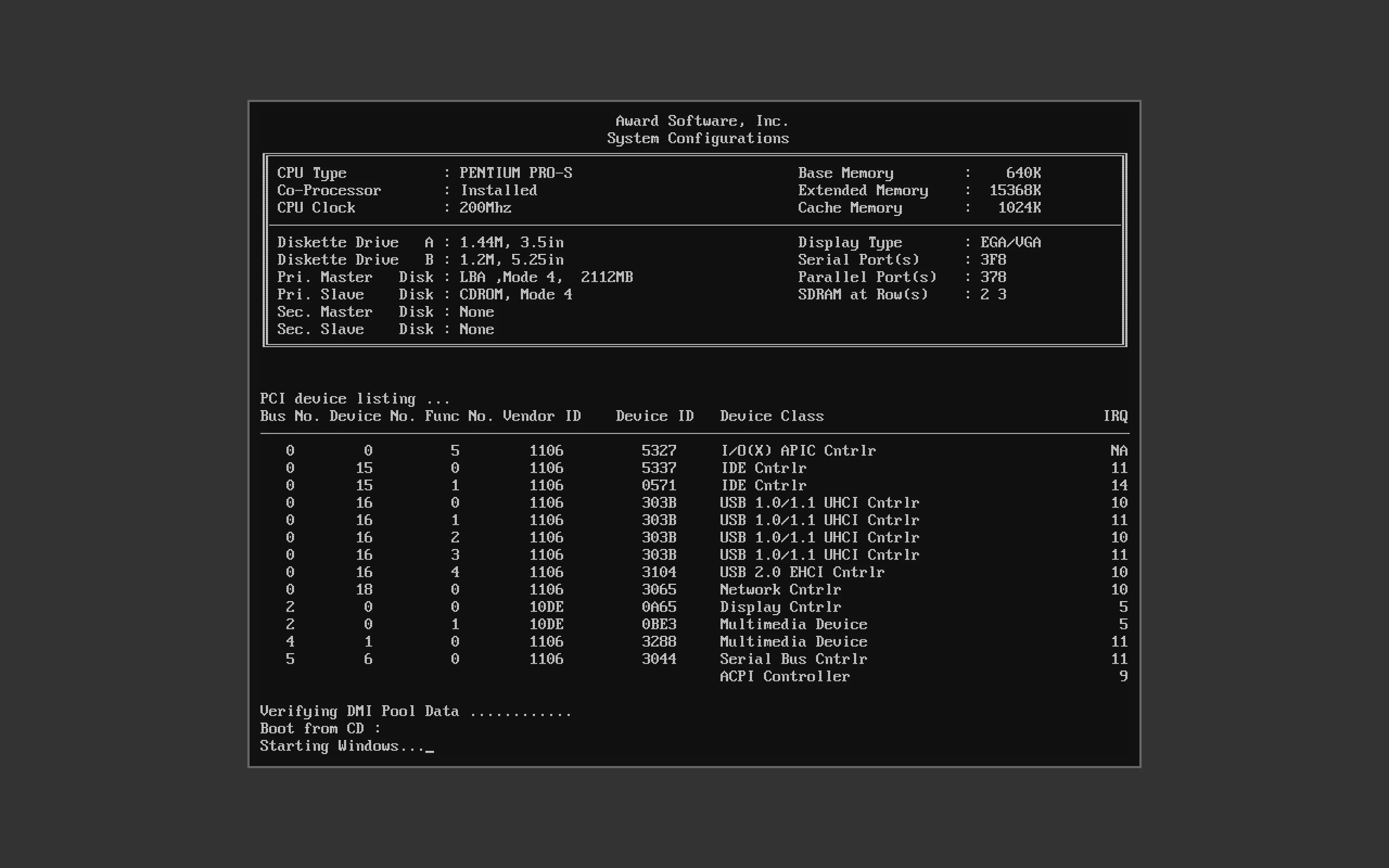 EmuOS:启动时模拟 Award BIOS POST,进入 Windows 98 主题桌面