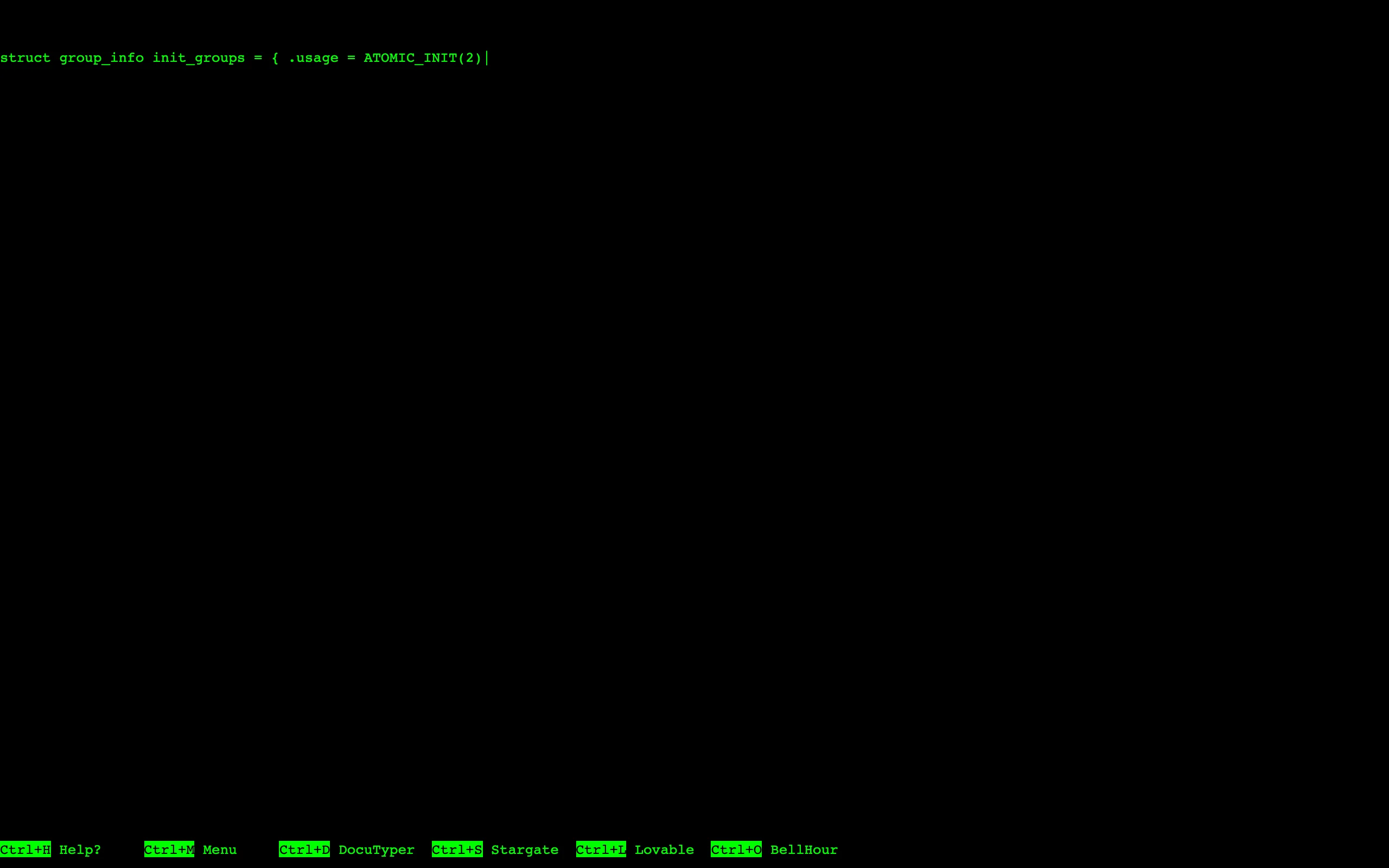 Hacker Typer terminal filling with green code as keys are pressed